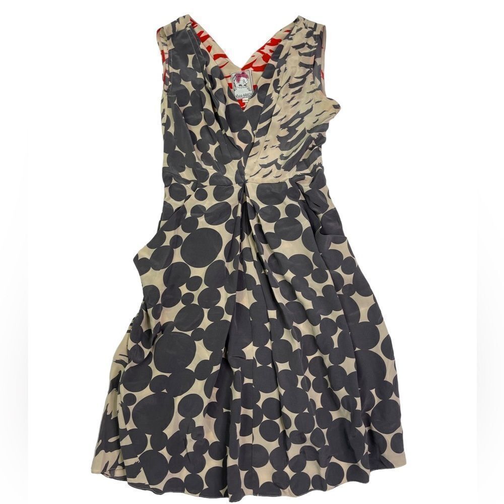Yoana Baraschi Silk V-neck Dress